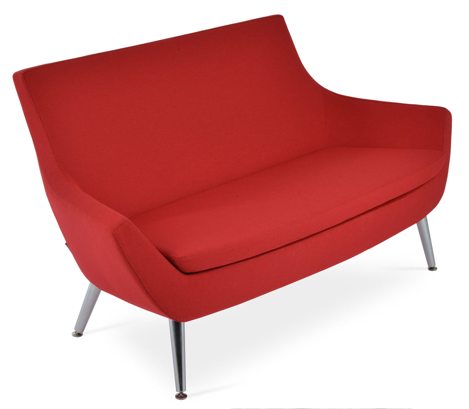Rebecca Two Seater 4 Legs Metal.