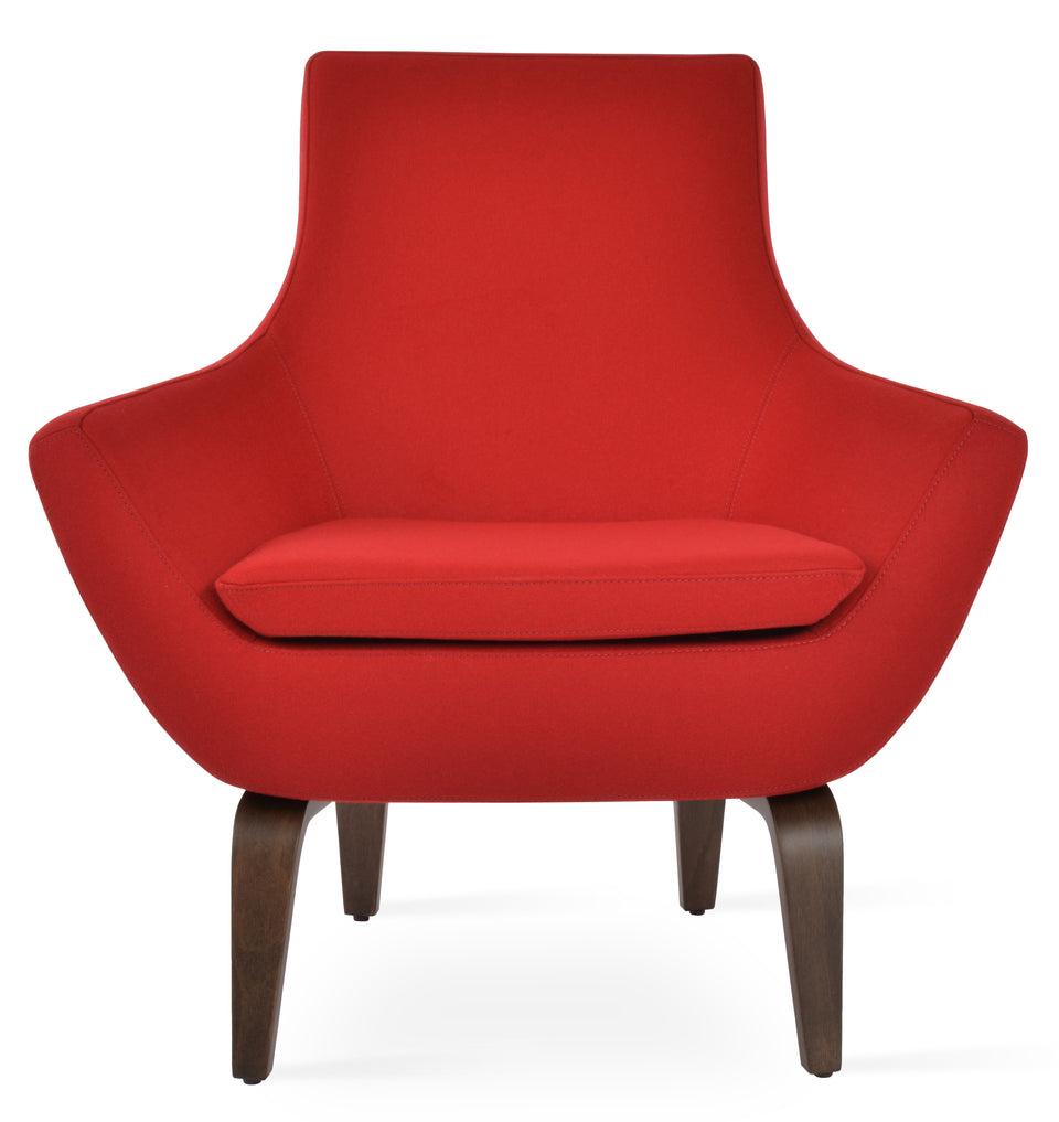 Rebecca Armchair Plywood Base.