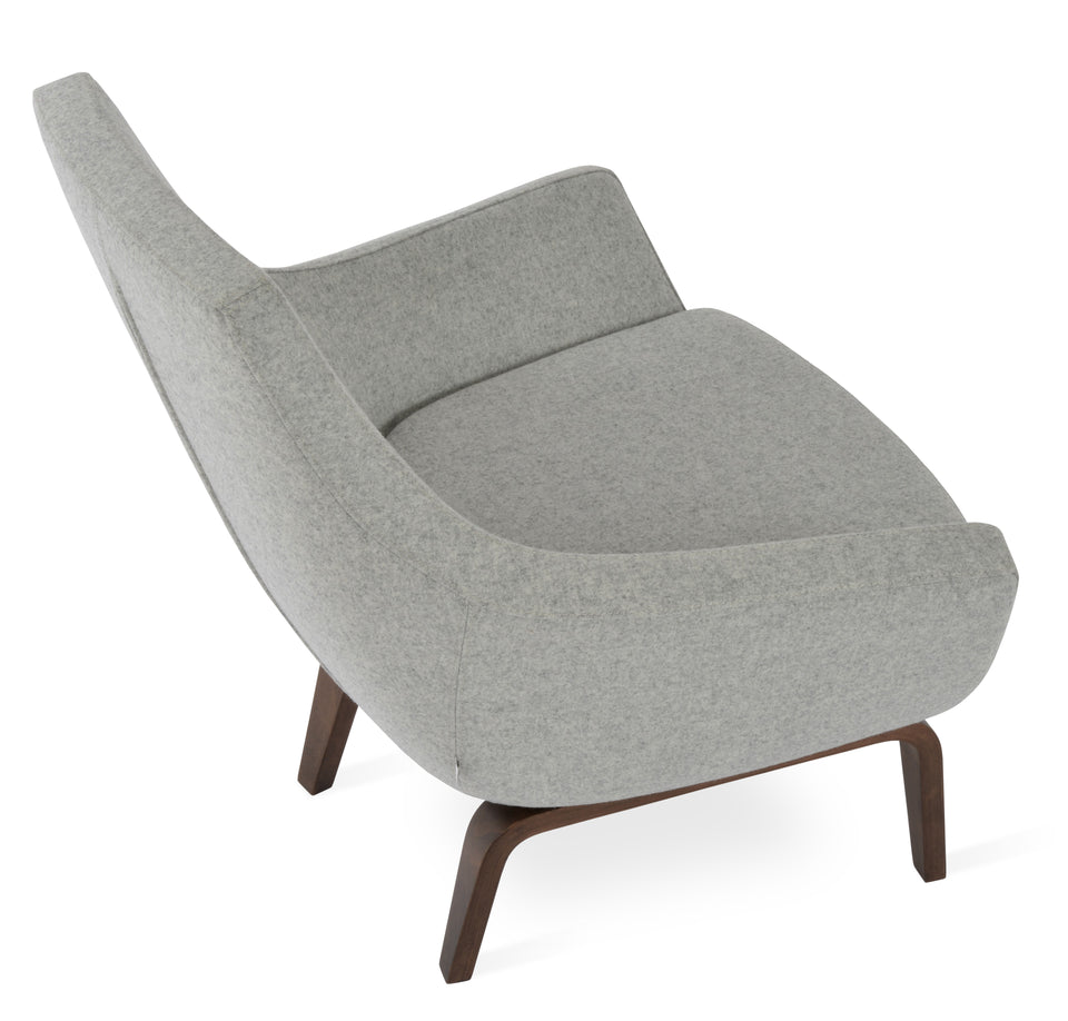 Rebecca Armchair Plywood Base.
