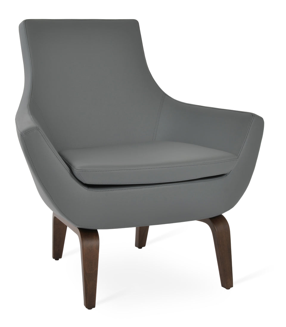 Rebecca Armchair Plywood Base.