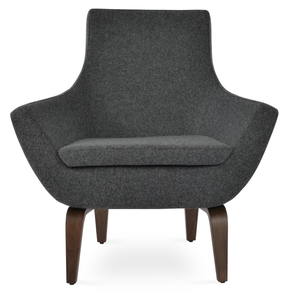 Rebecca Armchair Plywood Base.