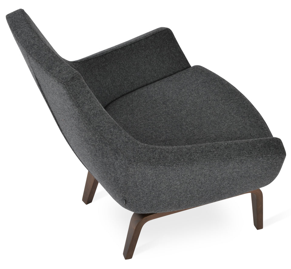 Rebecca Armchair Plywood Base.