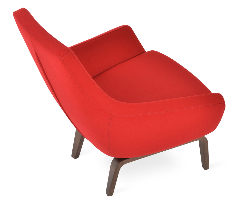 Rebecca Armchair Plywood Base.