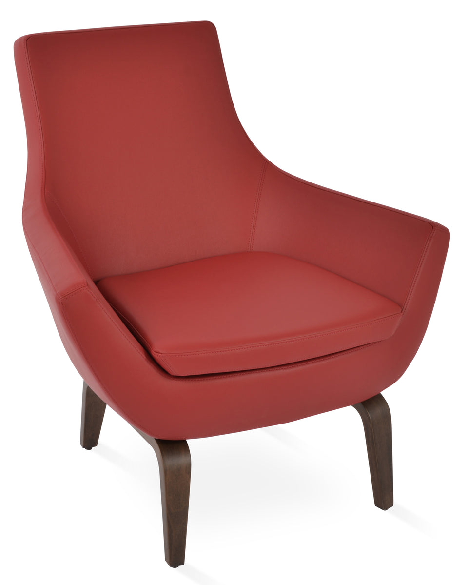 Rebecca Armchair Plywood Base.