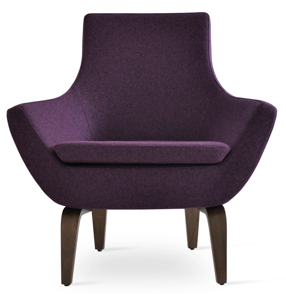 Rebecca Armchair Plywood Base.