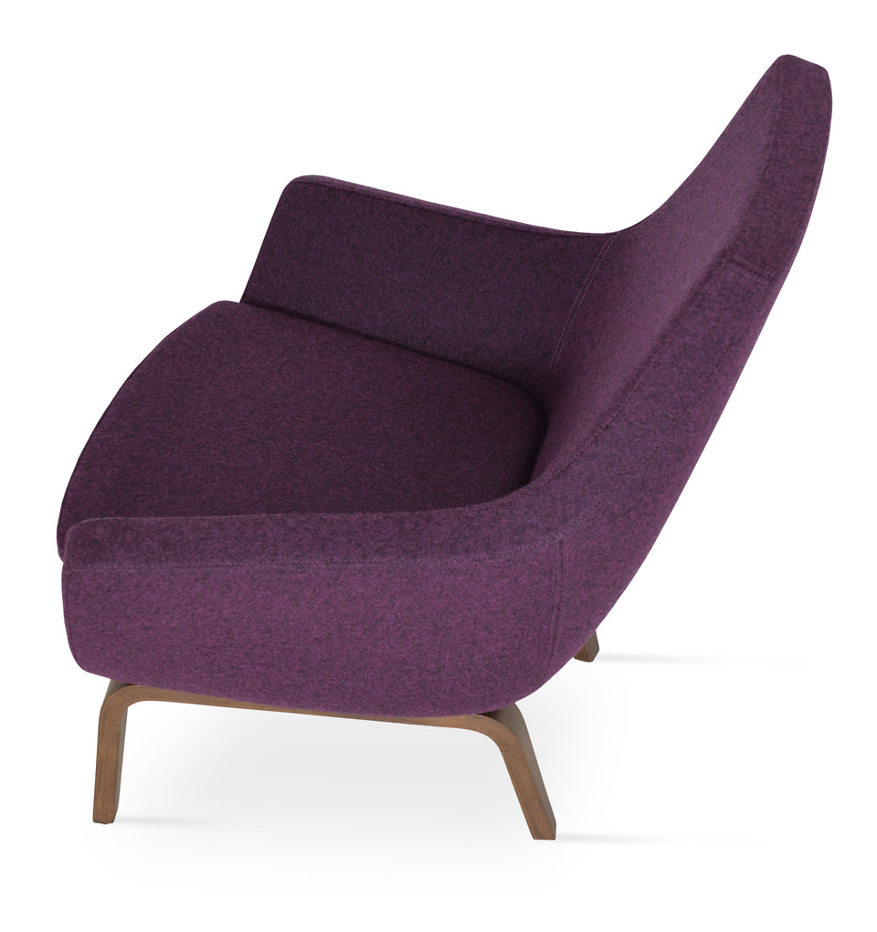 Rebecca Armchair Plywood Base.