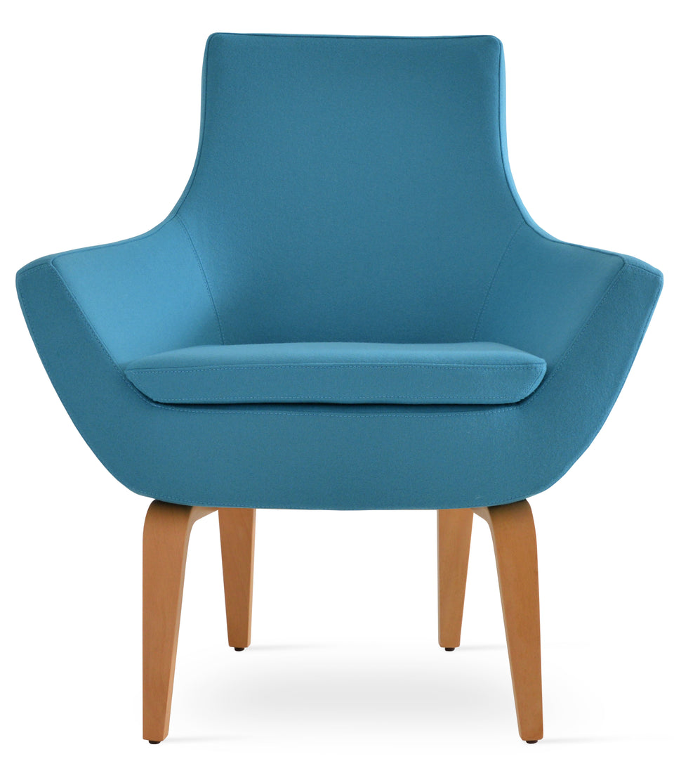 Rebecca Armchair Plywood Base.