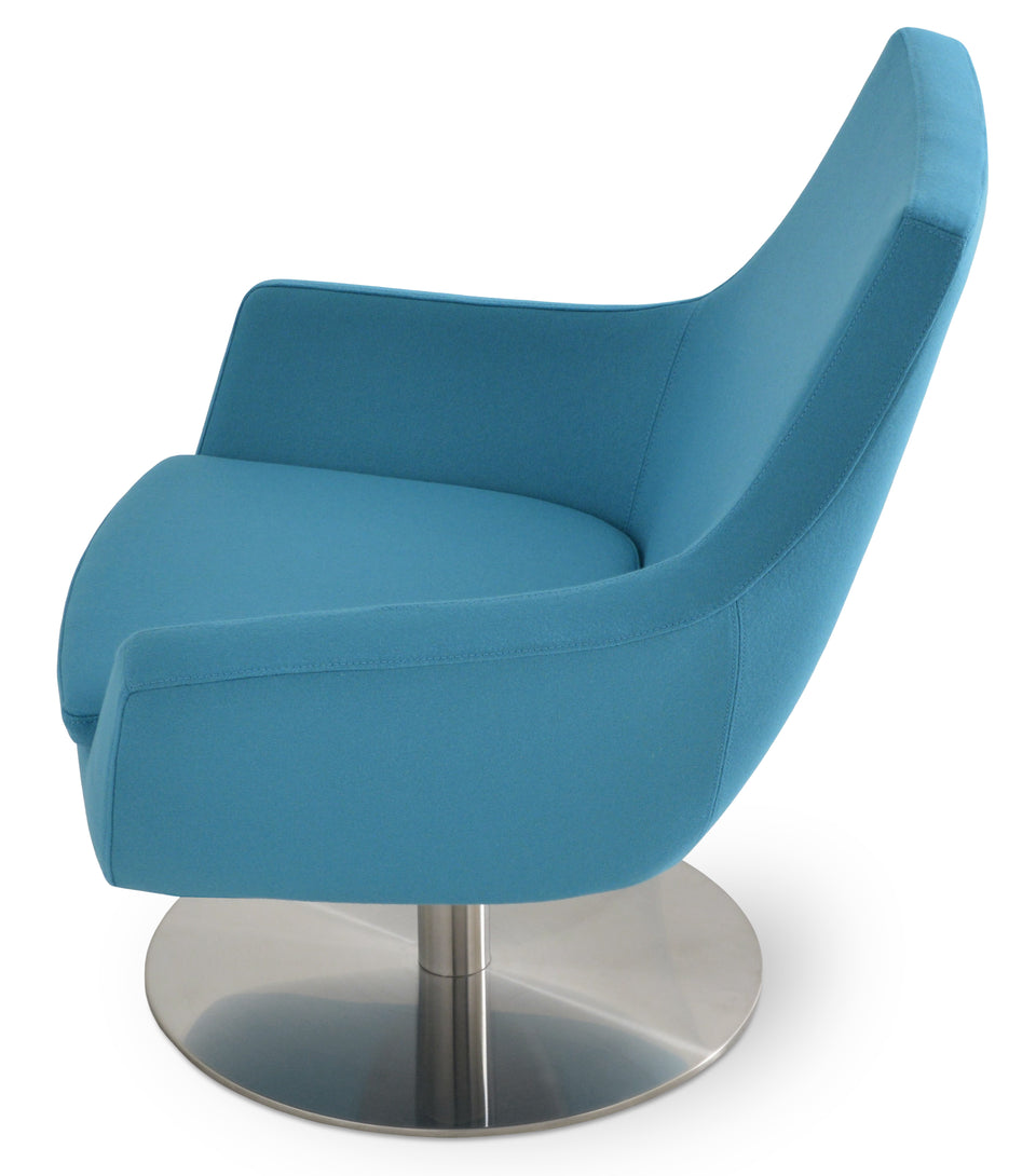 Rebecca Armchair Swivel Round.