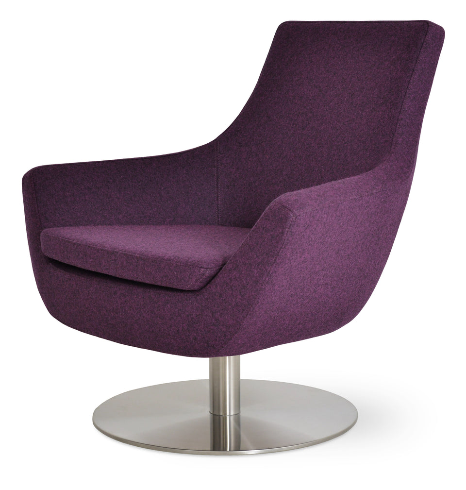 Rebecca Armchair Swivel Round.