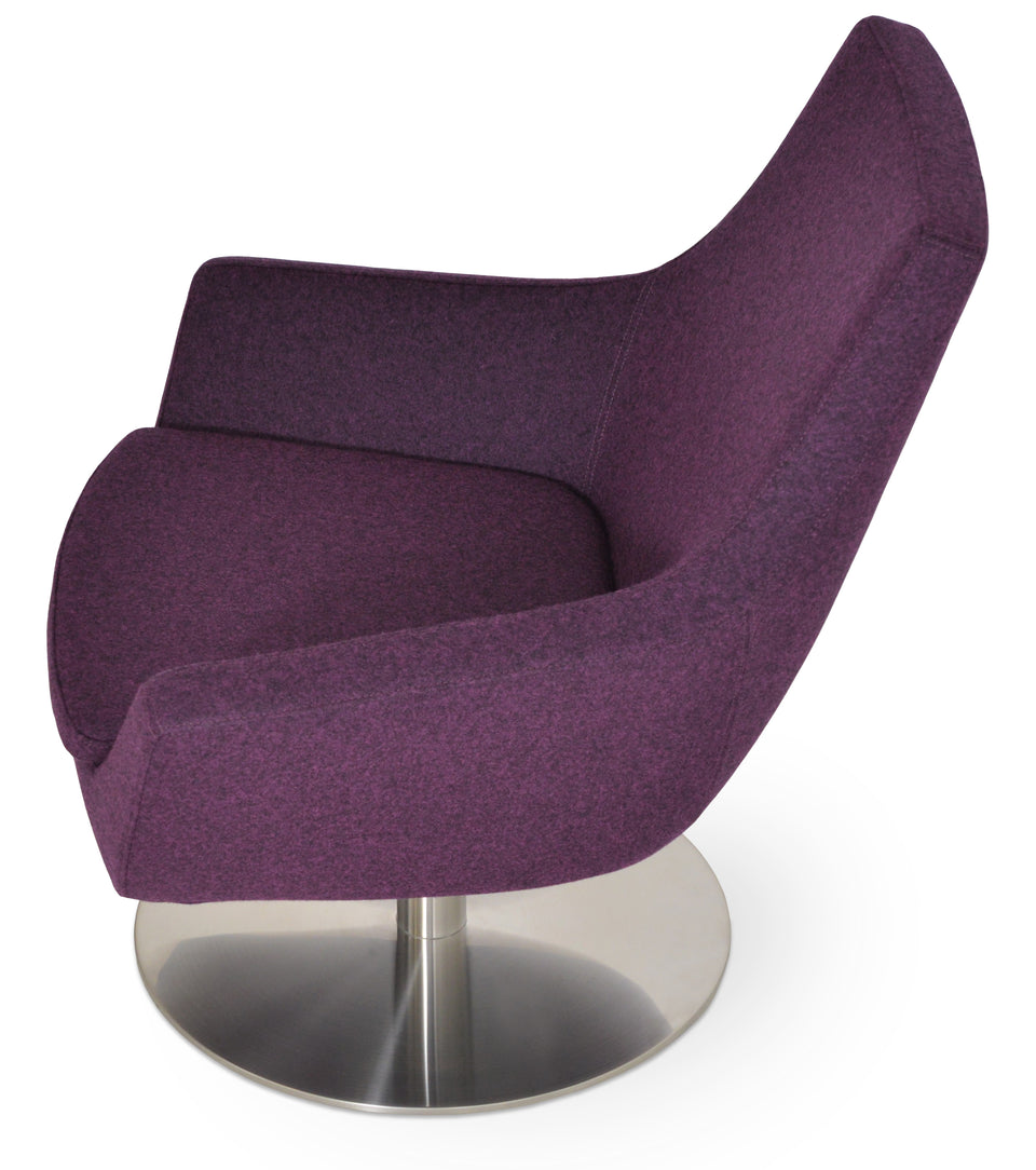 Rebecca Armchair Swivel Round.