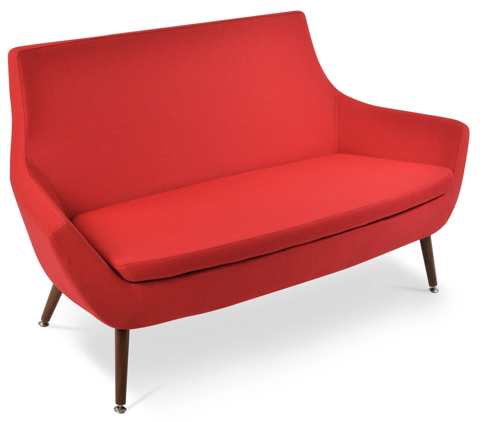 Rebecca Two Seater 4 Legs Metal.
