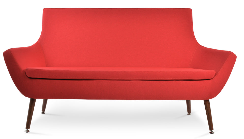 Rebecca Two Seater 4 Legs Metal.