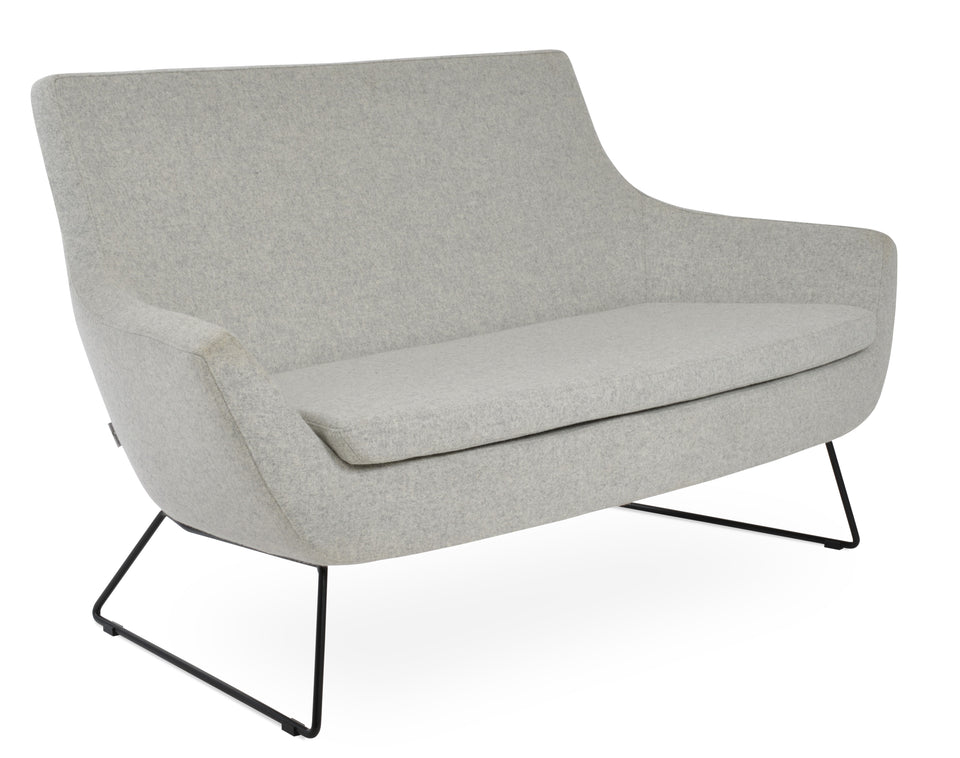 Rebecca Two Seater Wire Sled Base.