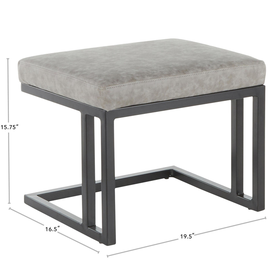 Roman Lounge Chair + Ottoman.