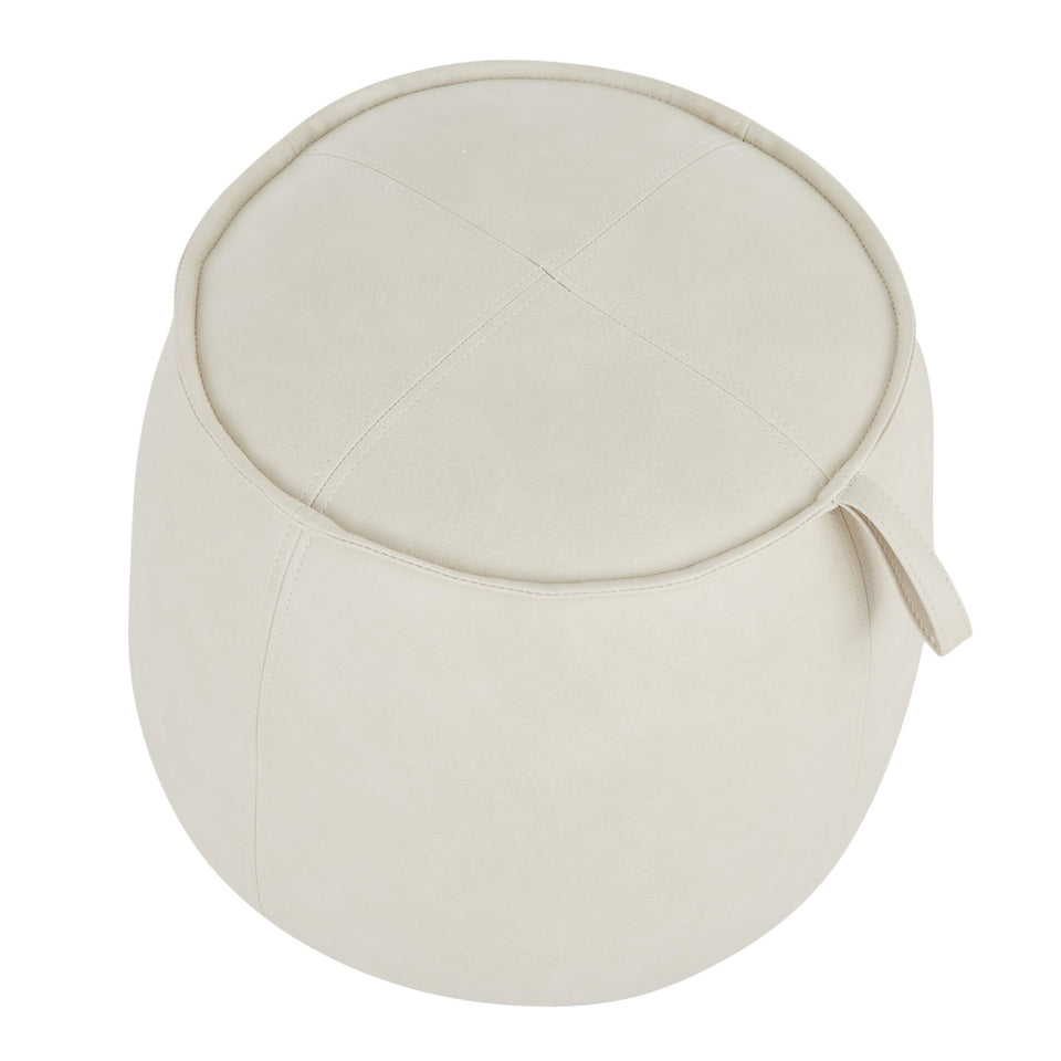 Round Ottoman.
