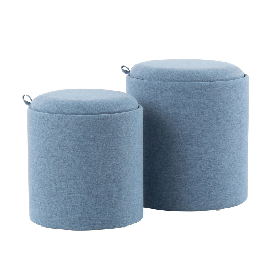 Tray Nesting Ottoman Set.