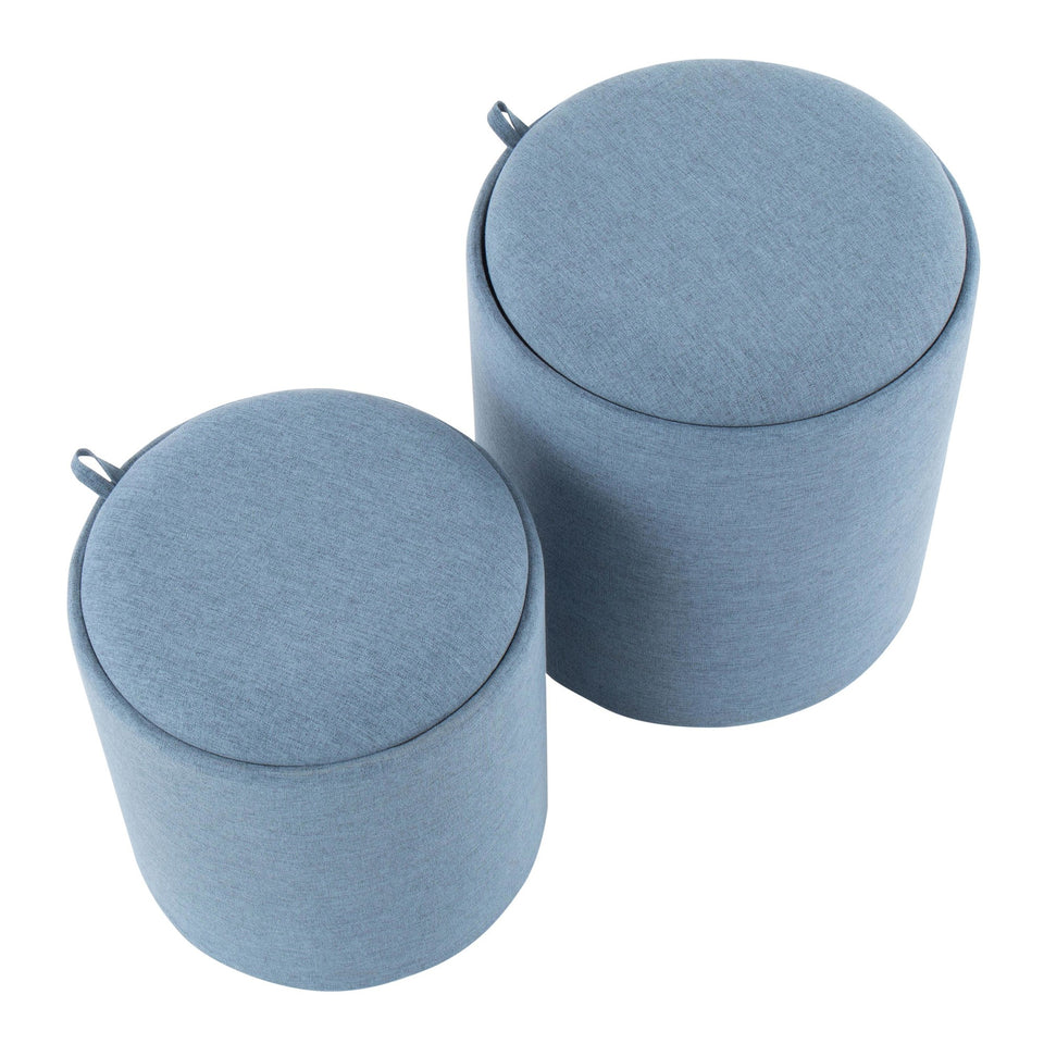 Tray Nesting Ottoman Set.