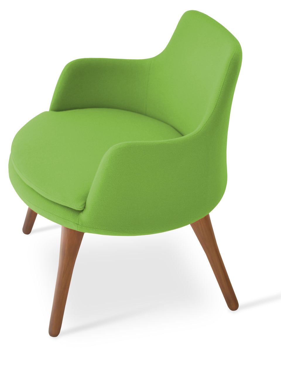 Dervish Lounge Armchair 4 Legs Wood.