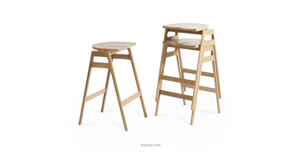 counter stool - back view