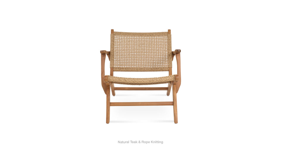 lounge chair - side angle view