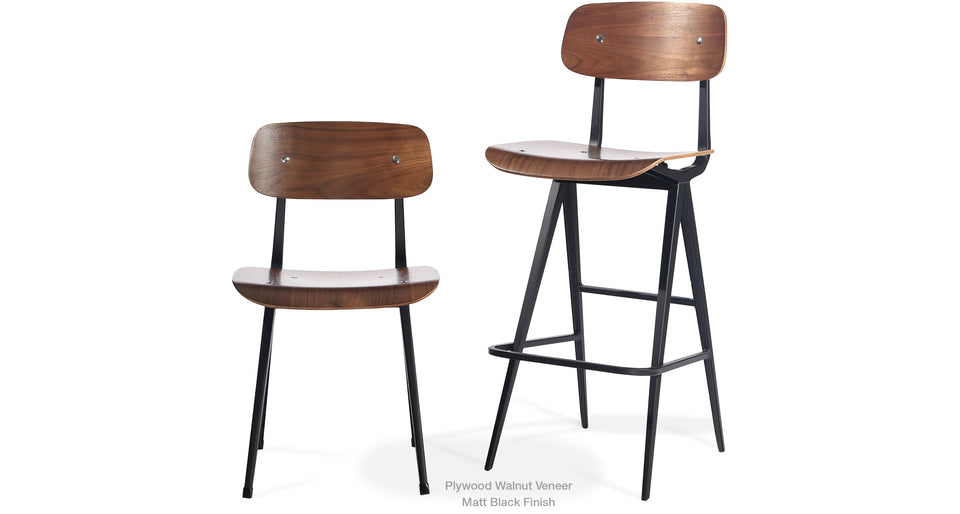 bar stool - back view