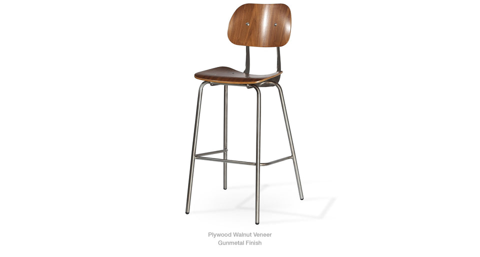 counter stool - back view