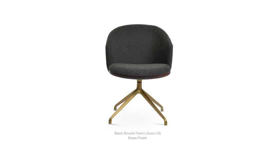 Athena Spider Swivel Arm Chair