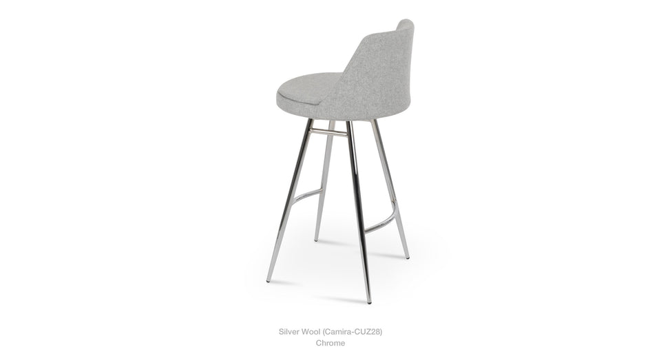 bar stool - side angle view