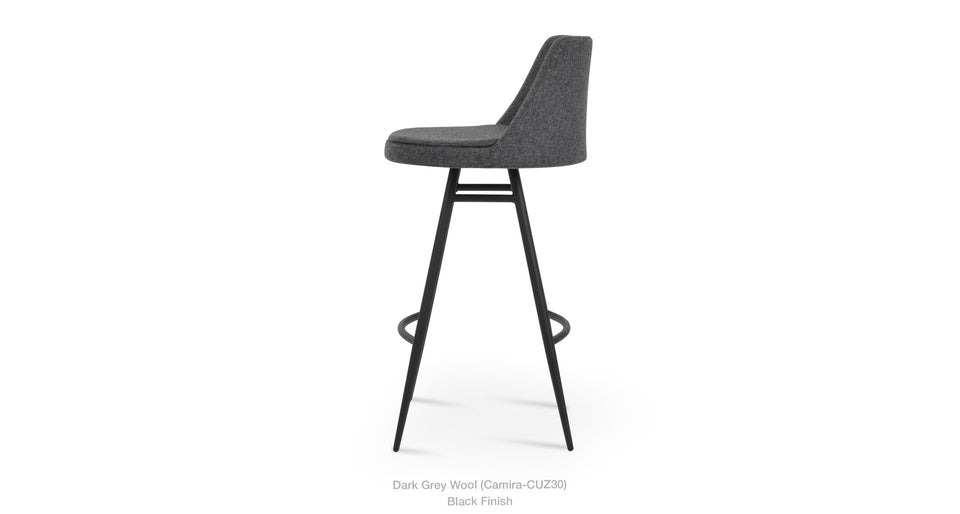 counter stool - back view