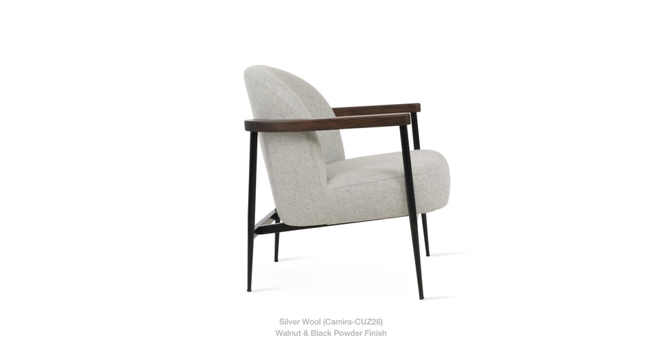 lounge chair - side angle view