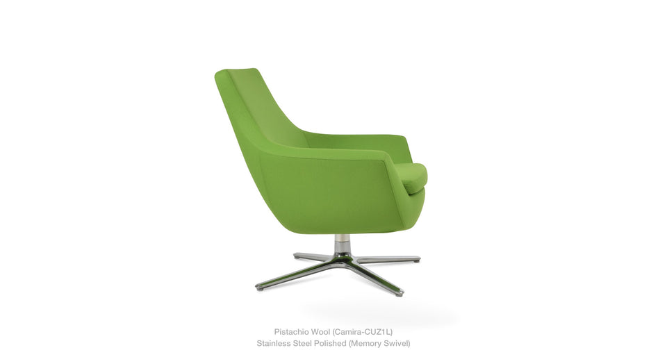 arm chair - side angle view