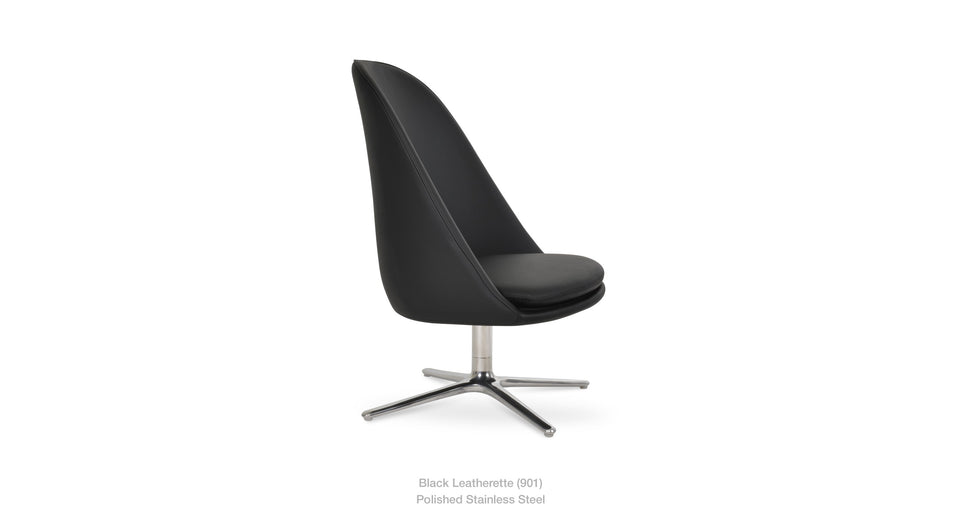 Avanos Oval Lounge Chair Swivel