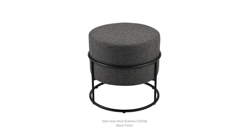 ottoman - side angle view