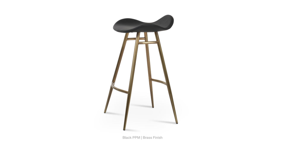 counter stool - side angle view