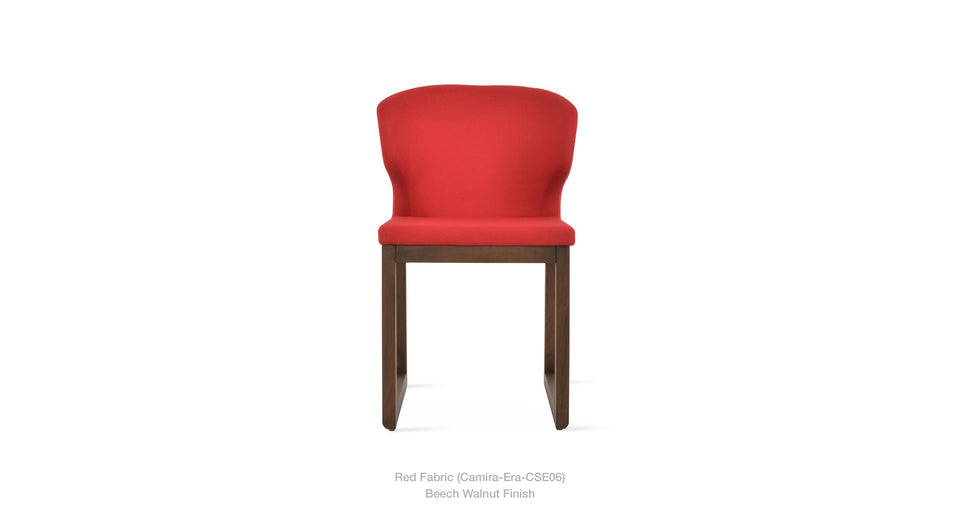 Amed Sled Wood Dining Chair