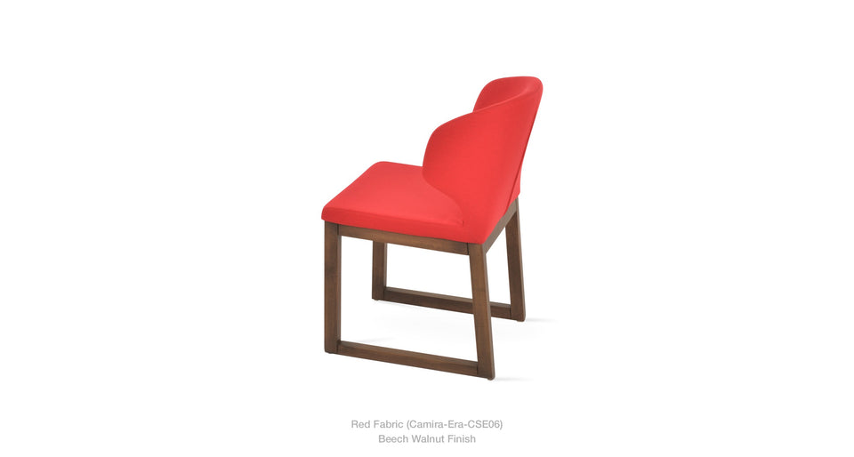 Amed Sled Wood Dining Chair