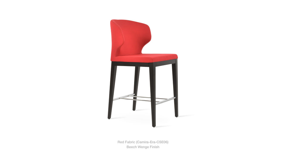 Amed Wood Counter Stool