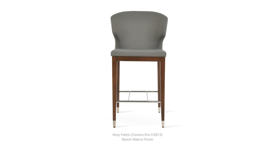 Amed Wood Bar Stool