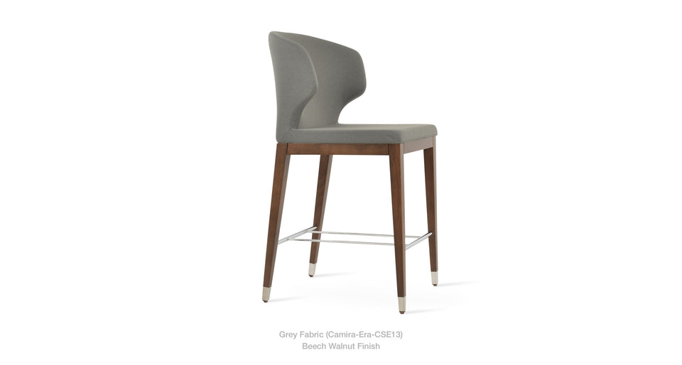 Amed Wood Counter Stool