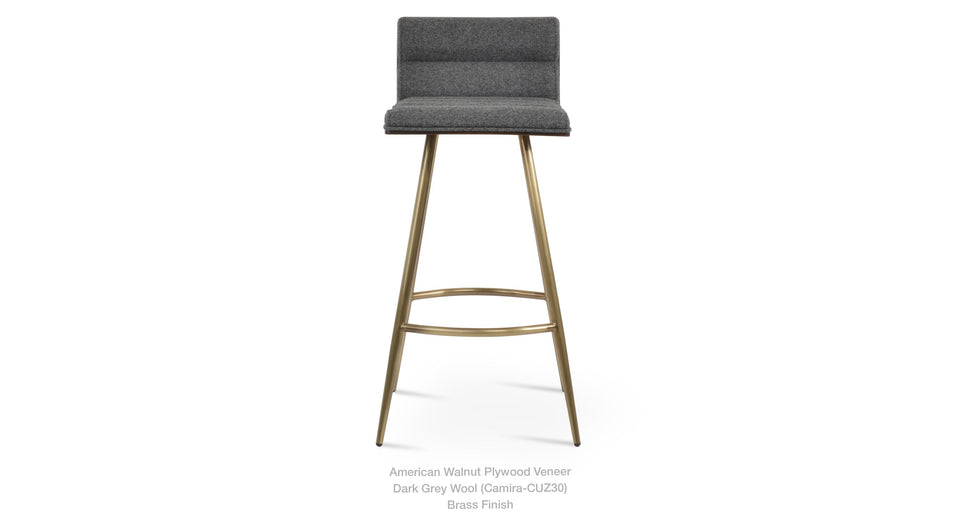 bar stool - side angle view
