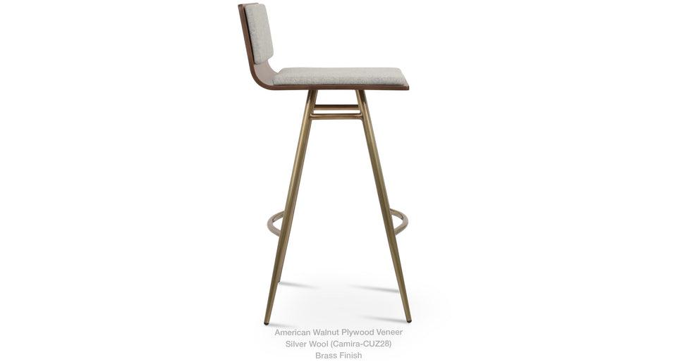 bar stool - back view