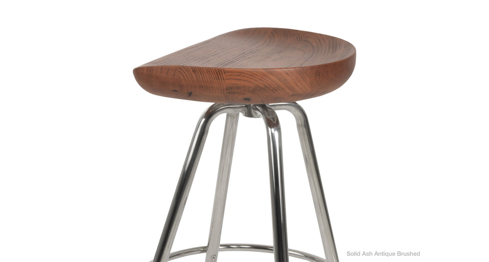 counter stool - back view