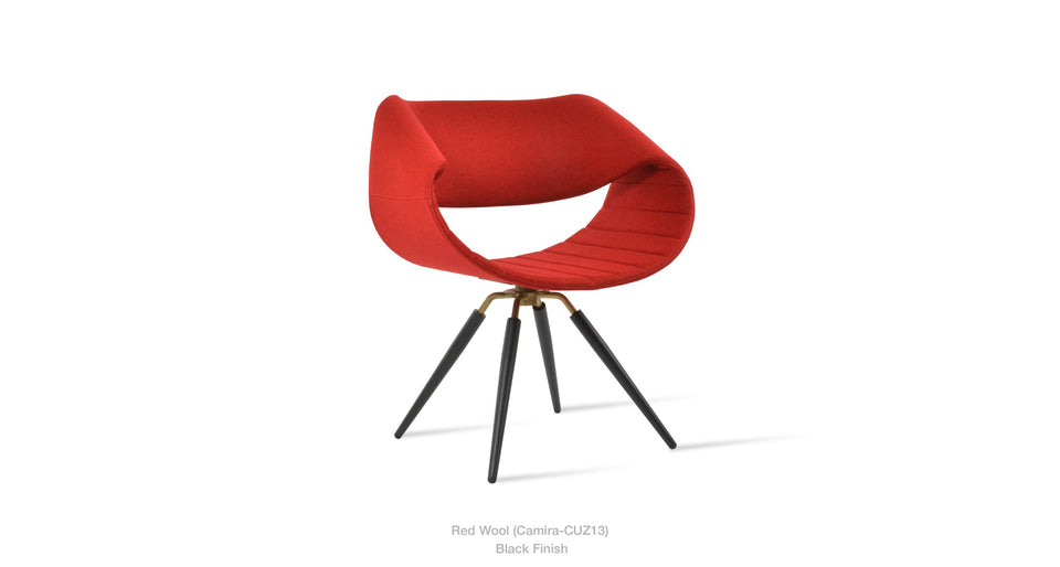 arm chair - side angle view