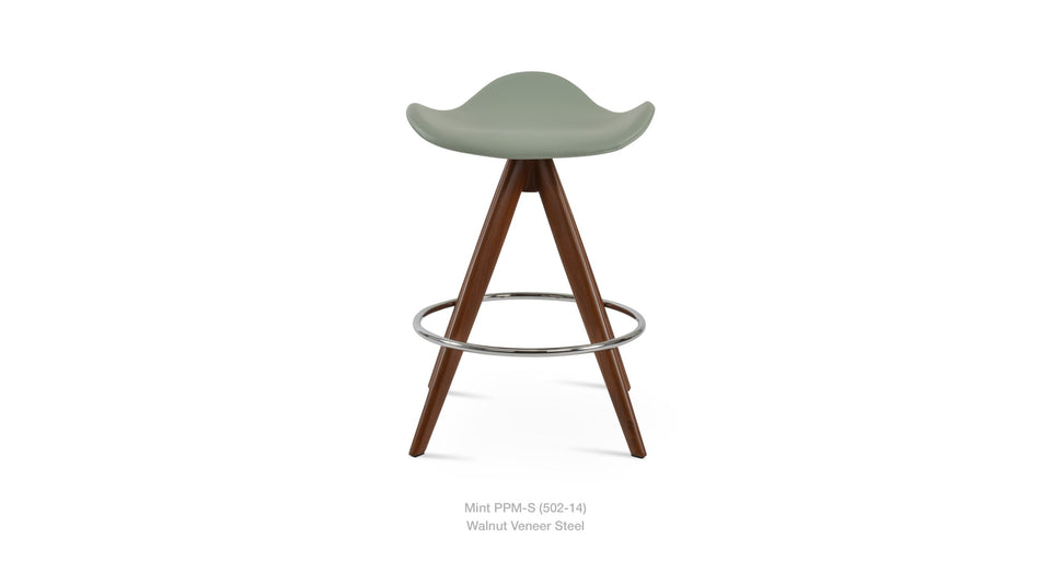 counter stool - side angle view