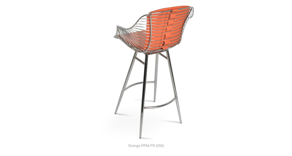 Zebra Galata Counter Stool