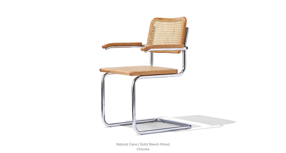 arm chair - side angle view