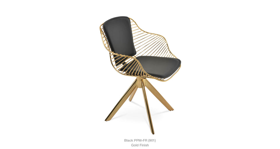 Zebra Sword Arm Chair
