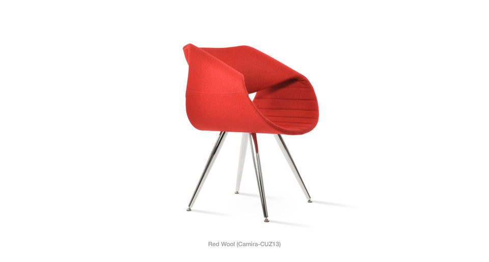 arm chair - side angle view