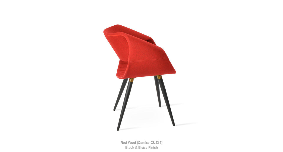 arm chair - side angle view