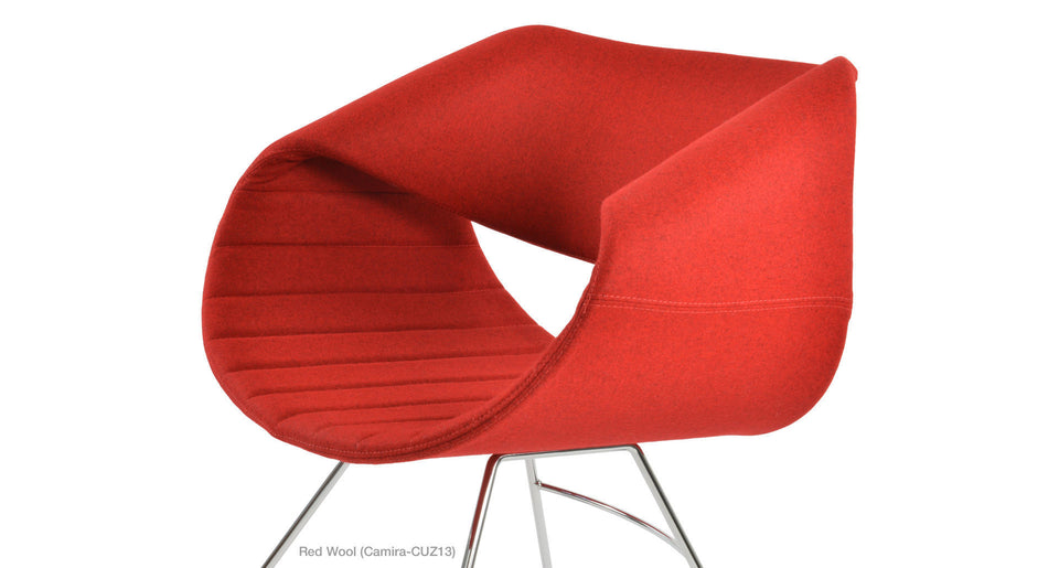 arm chair - side angle view
